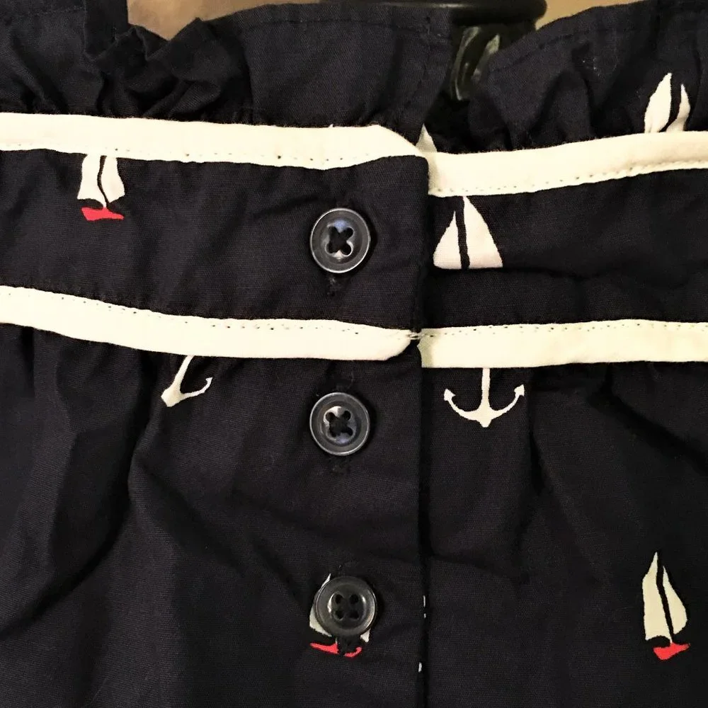 JANIE AND JACK Sailboat and Anchor Top  6-12Months - Picture 5 of 10